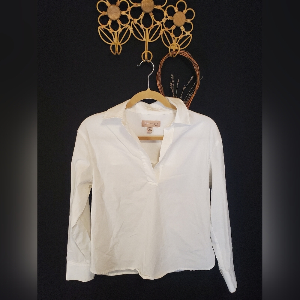 Philosophy Republic Women's White Blouse - Picture 7 of 7